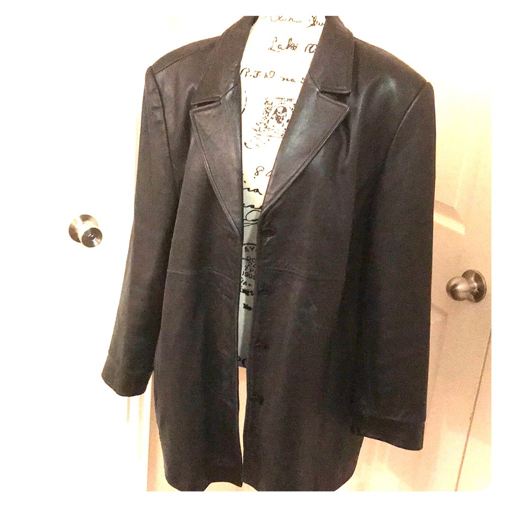 Black Leather coat